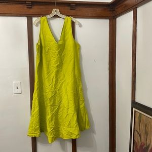 Ashley Stewart V-Neck linen dress,good condition